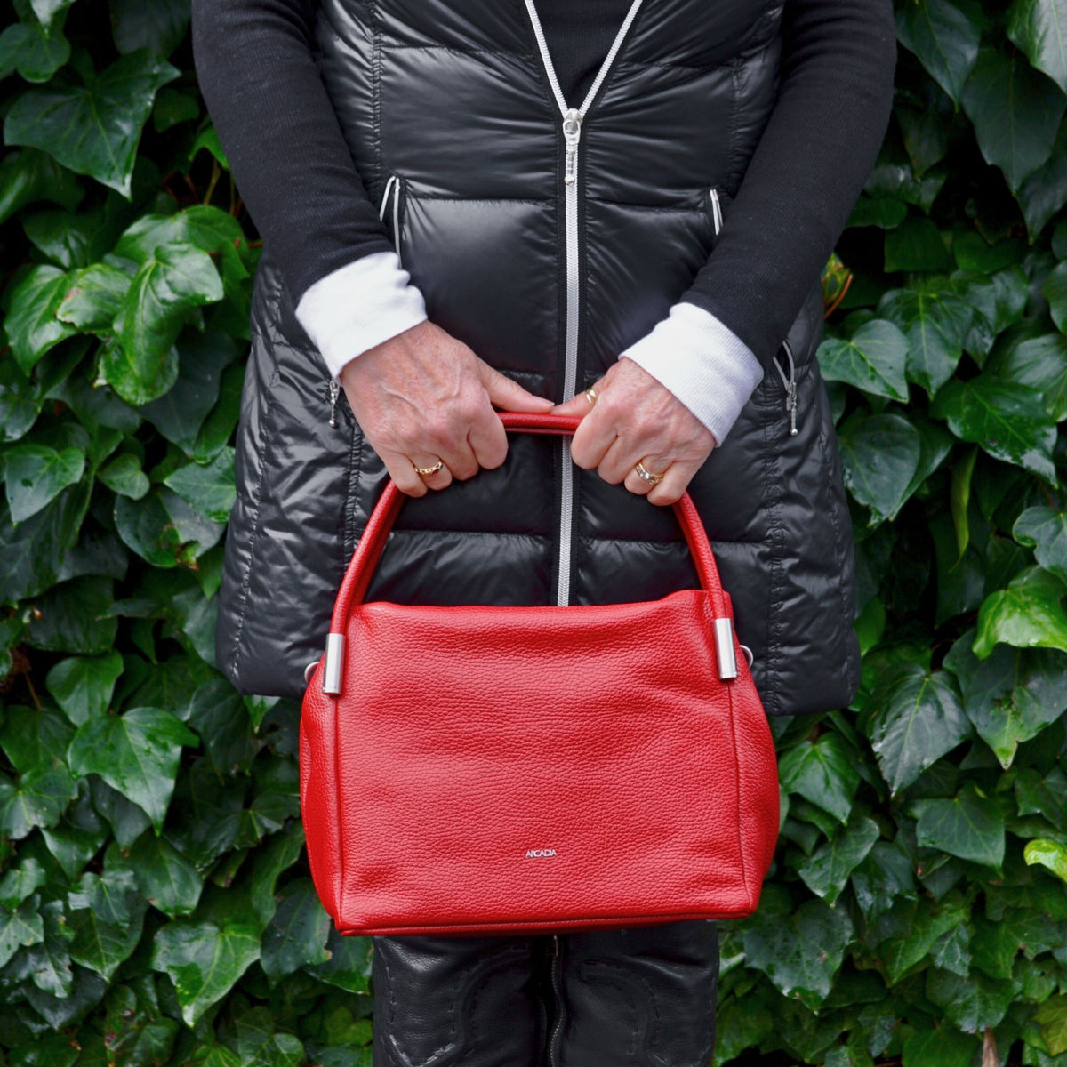 Arvella Luxury Italian Leather Bag, Made in Italy - My Italian Decor