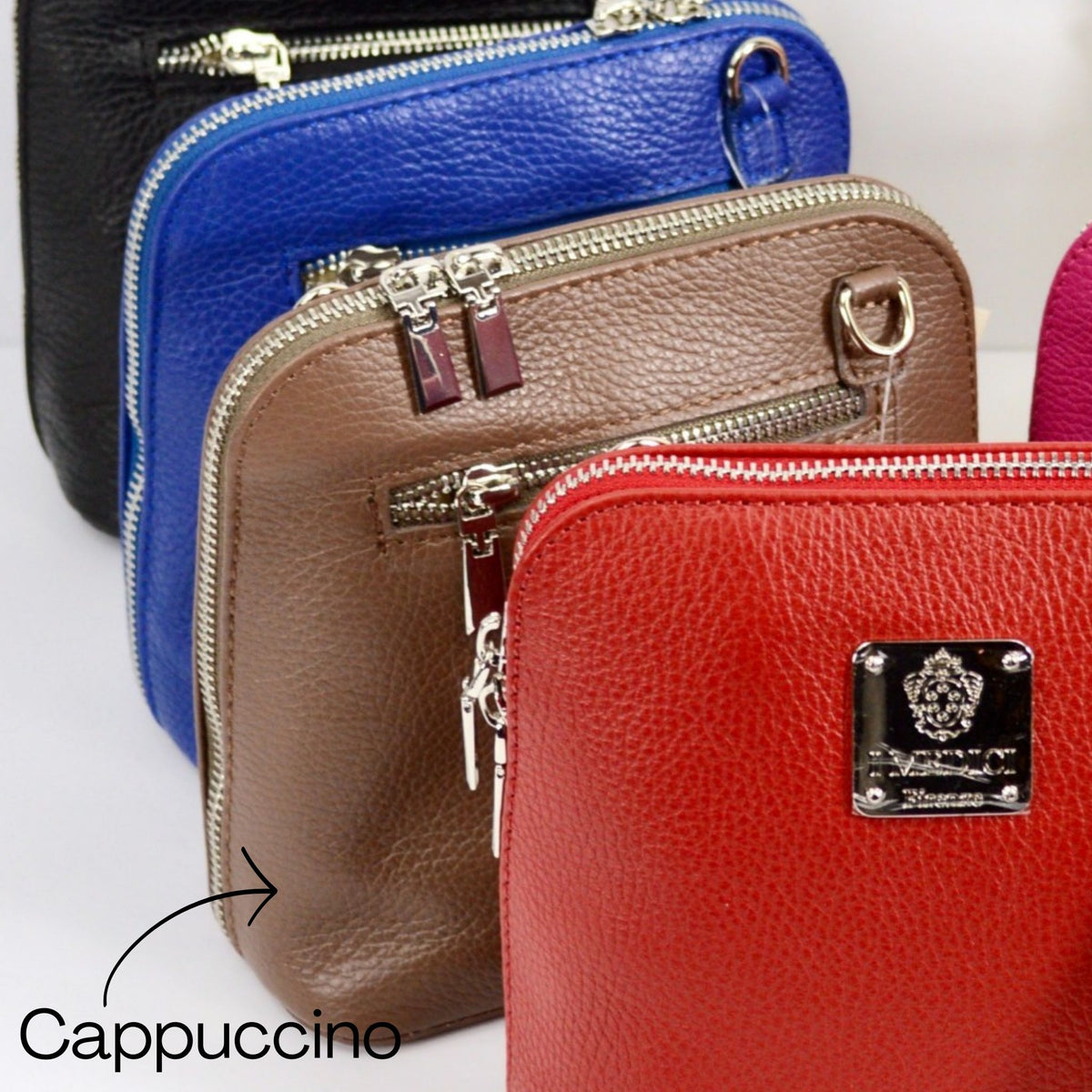 Contessina Crossbody Bag, Italian Leather - My Italian Decor