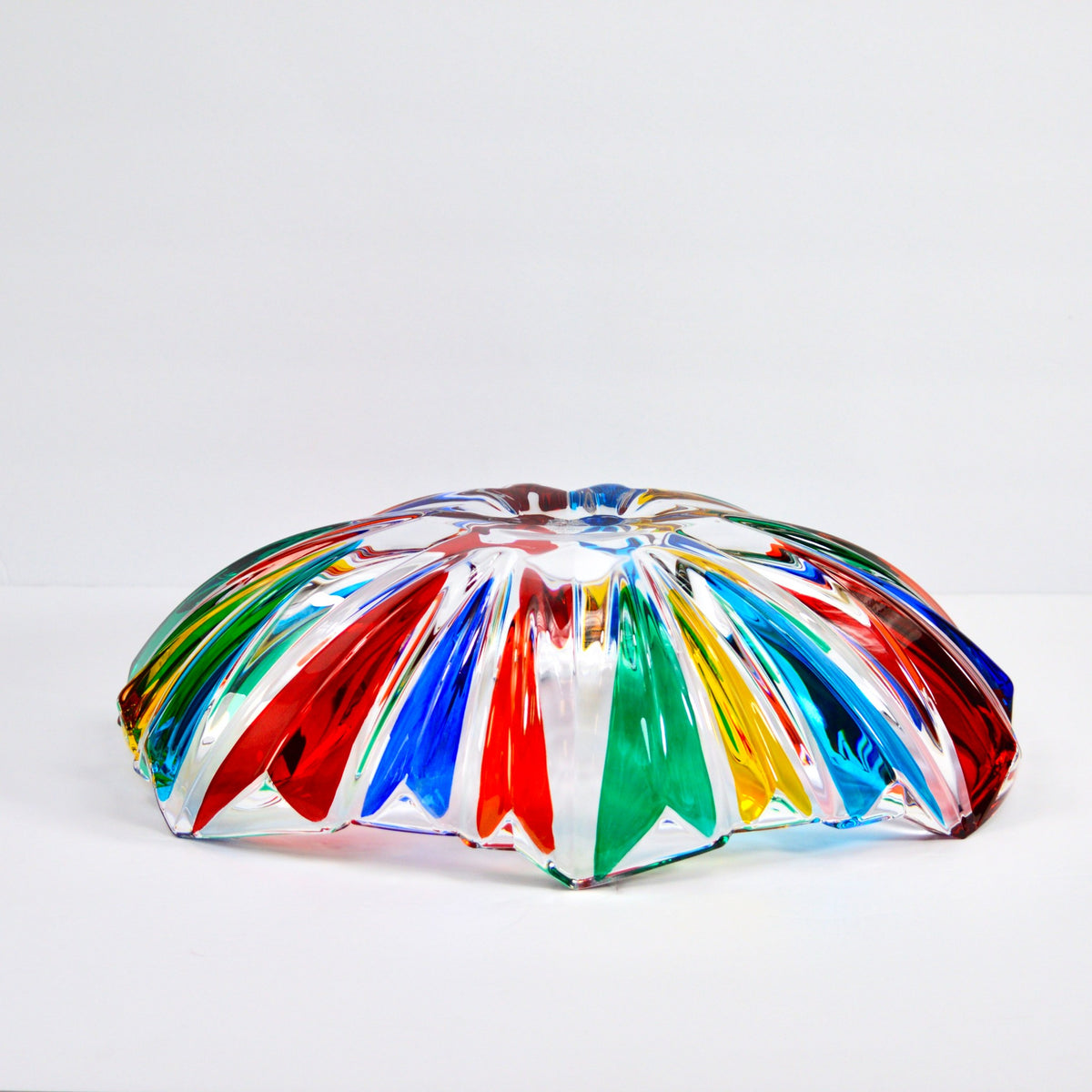 Empress Italian Crystal Oval Centerpiece Bowl, Made in Italy - My Italian Decor