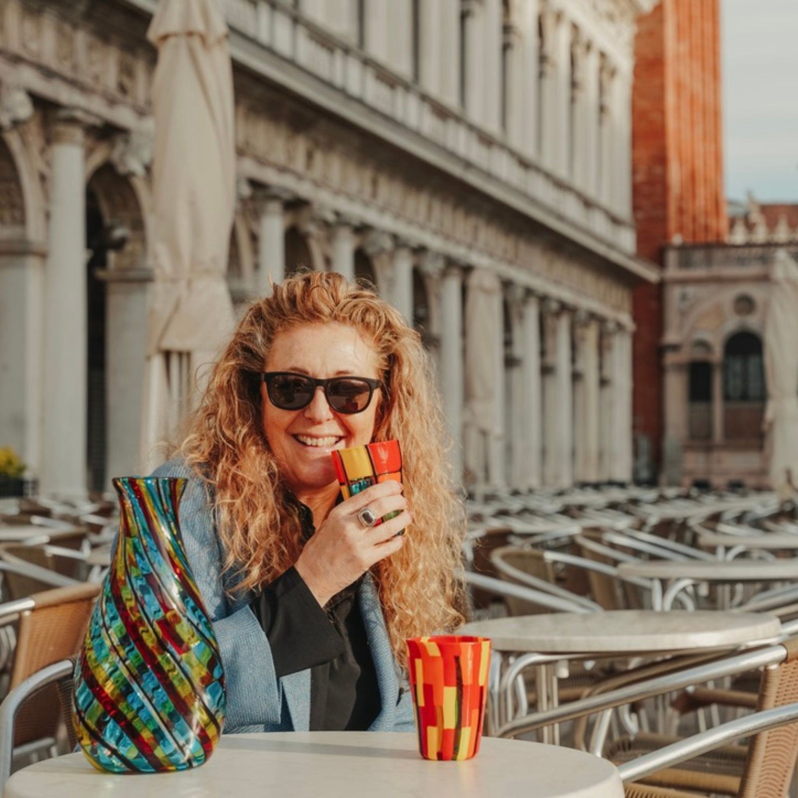 Murano Glass Pazzia Drinking Glass, Made in Murano, Italy - My Italian Decor