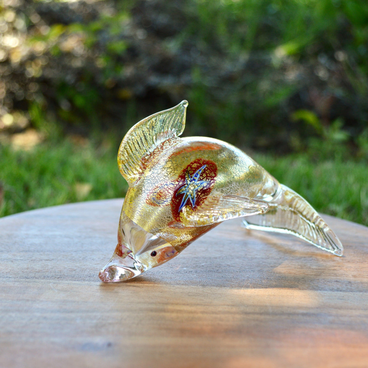 Murano Glass Dolphin, Decorative Figurine, Made in Italy - My Italian Decor