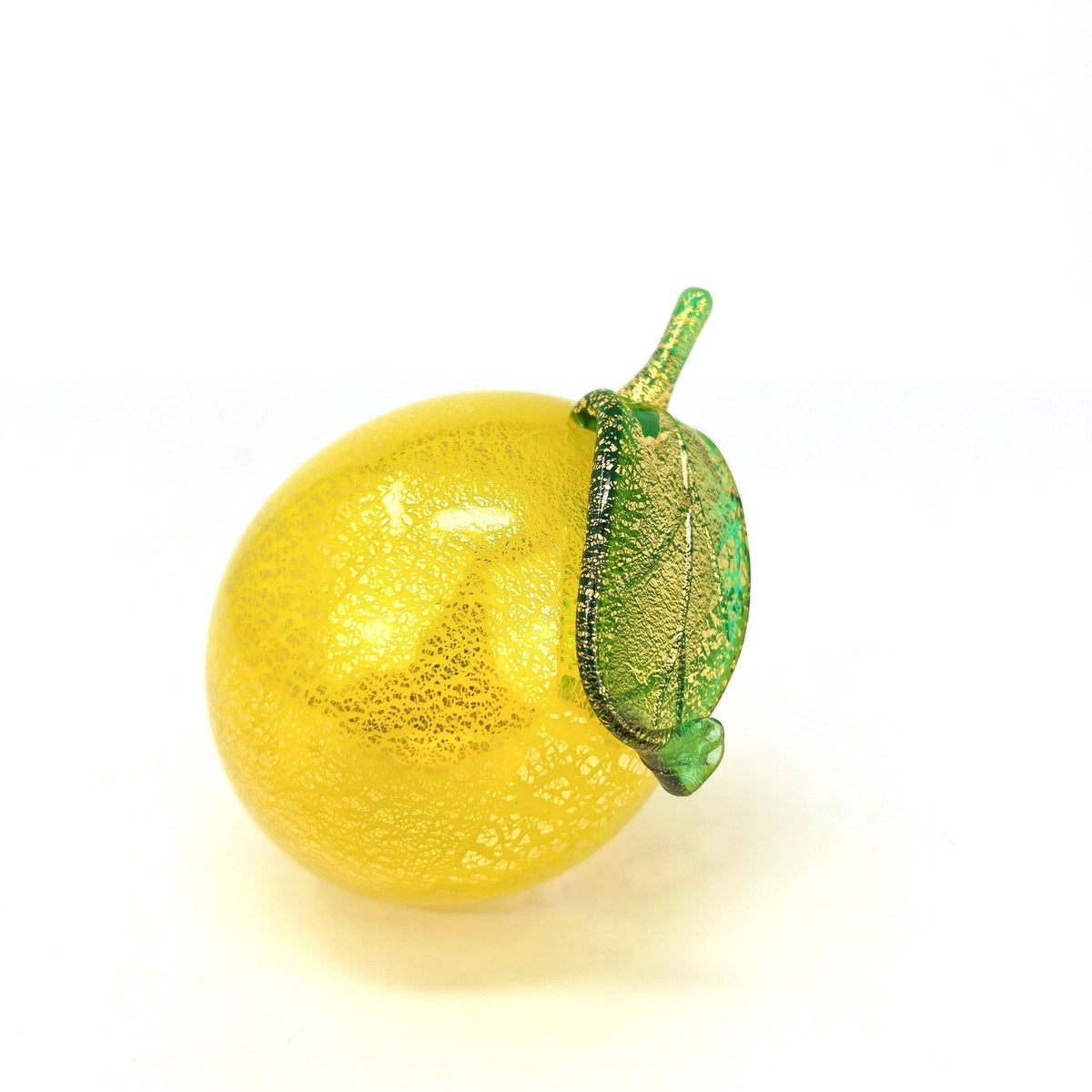 Life-size Murano Glass Lemons, Blown Glass Fruit, Made in Italy at MyItalianDecor
