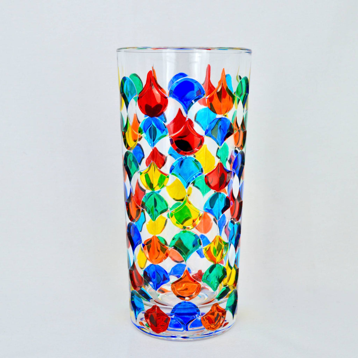 Arabesque Luxury Vase, Hand Painted Crystal, Made in Italy - My Italian Decor