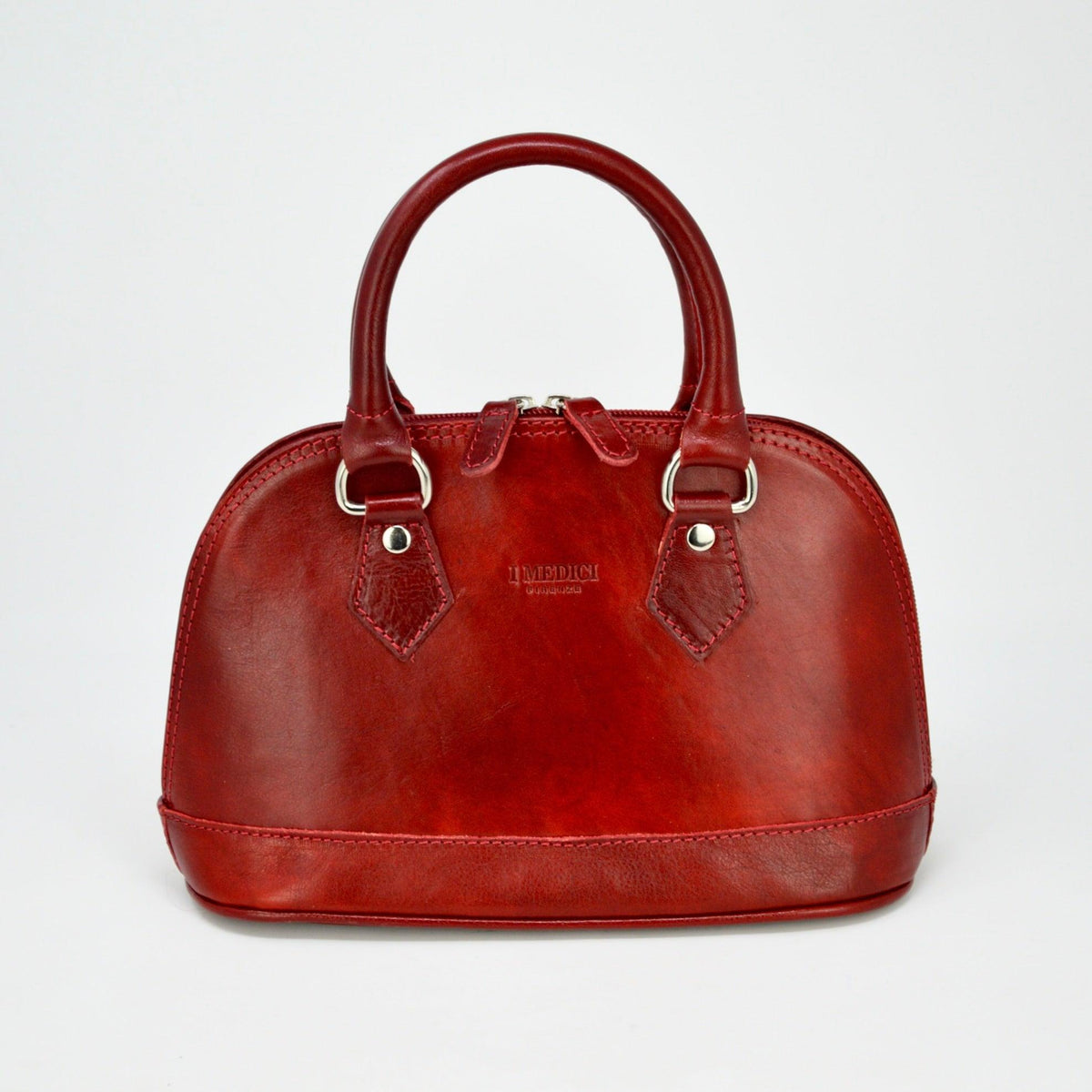 Catherine Top Handles Bag, Italian Leather at MyItalianDecor