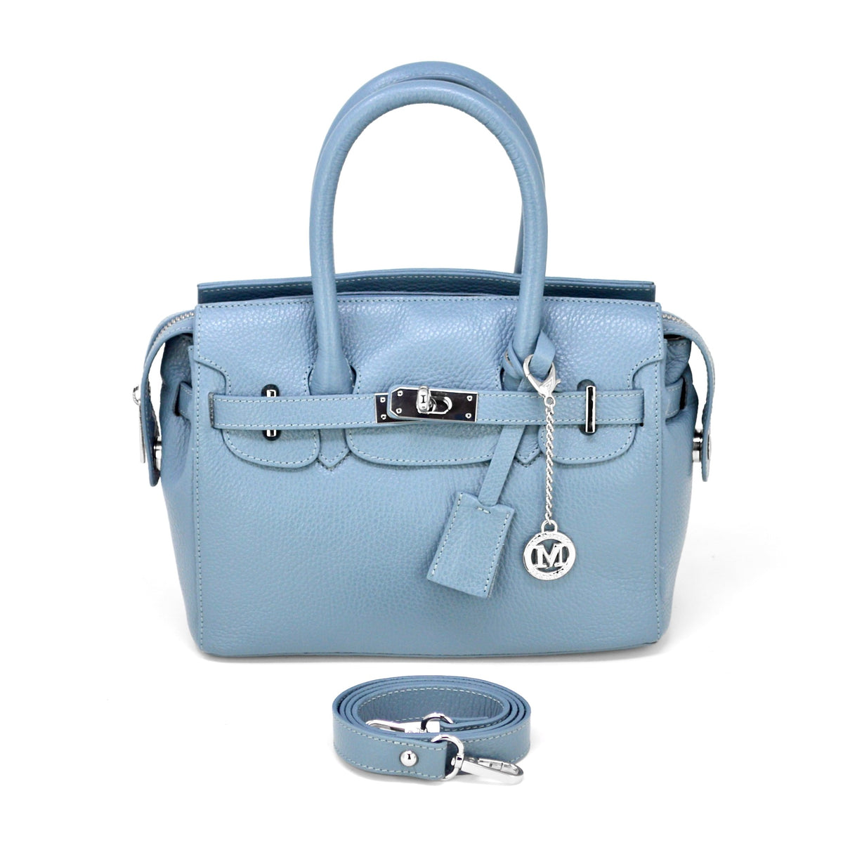 Clarice Crossbody/Handle Bag, Italian Leather - MyItalianDecor