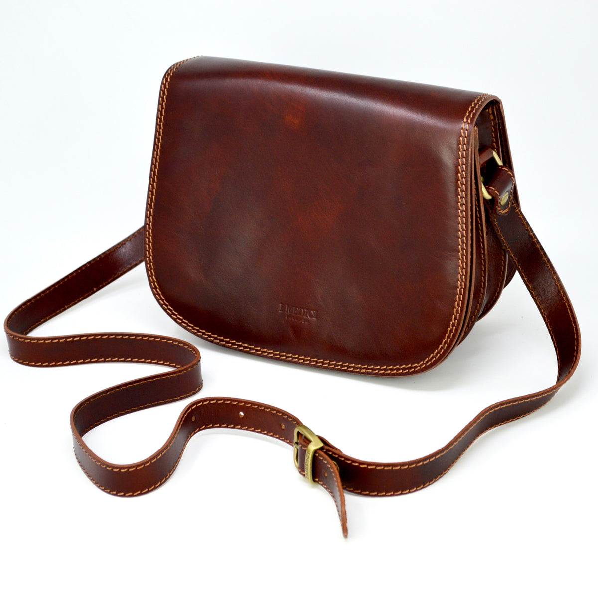 Cuoio Messenger / Crossbody Bag, Italian Leather - My Italian Decor