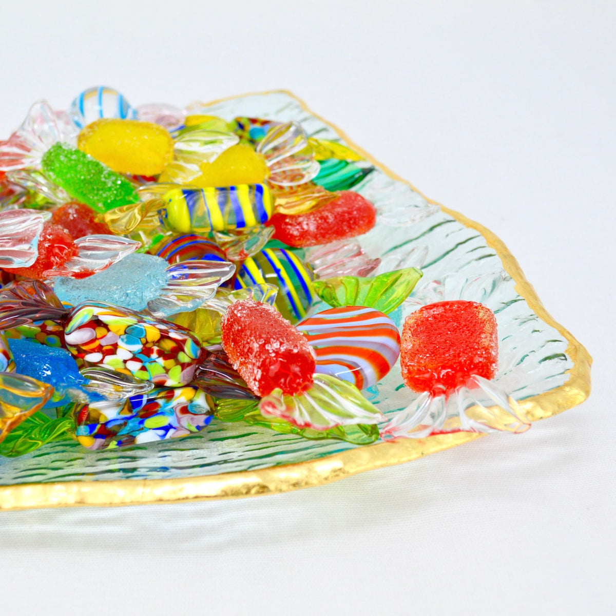 Murano Glass Candy, Classic, Set of 3, 5, or 10 Candies, Decorative Glass Sweets - My Italian Decor