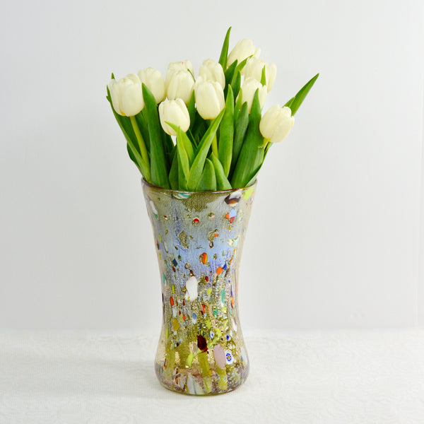 Murano Glass Flowers Stem, Glass Flower Decoration