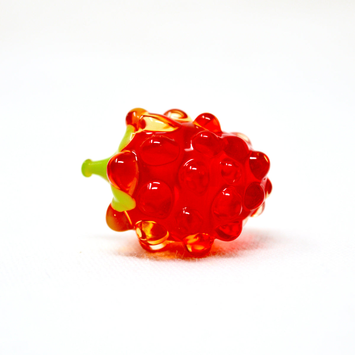 Murano Glass Berries, Raspberries, Set of 3 - My Italian Decor