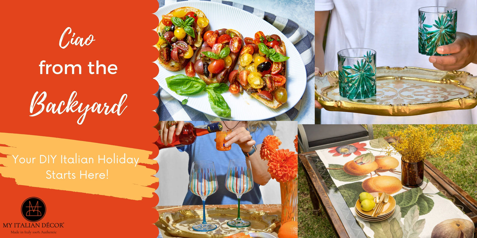 Ciao from the Backyard: Your DIY Italian Holiday Starts Here