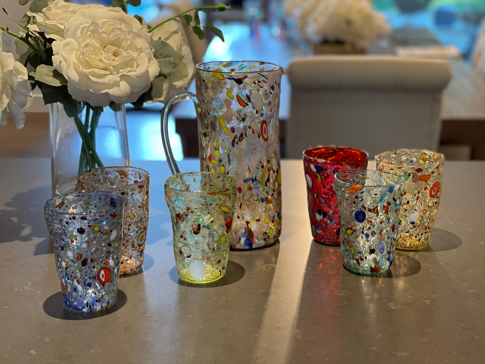 Murano Glass Tumblers at MyItalianDecor