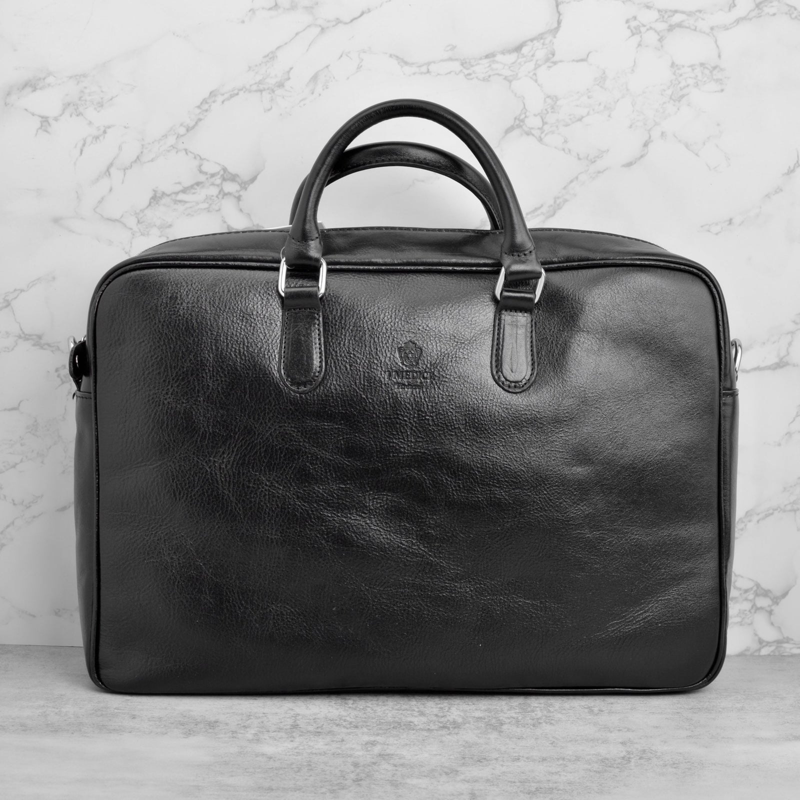Matteo Italian Leather Briefcase, Made in Italy - My Italian Decor