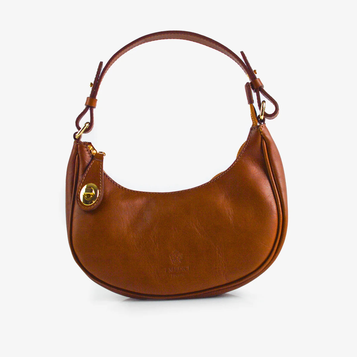 Flavia Italian Leather Small Shoulder Bag, Made in Italy