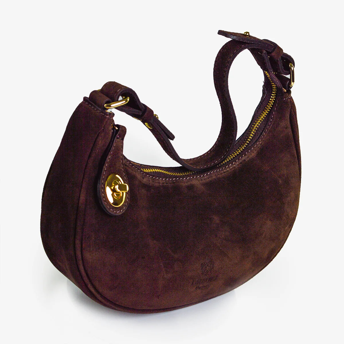 Flavia Italian Leather Small Shoulder Bag, Made in Italy