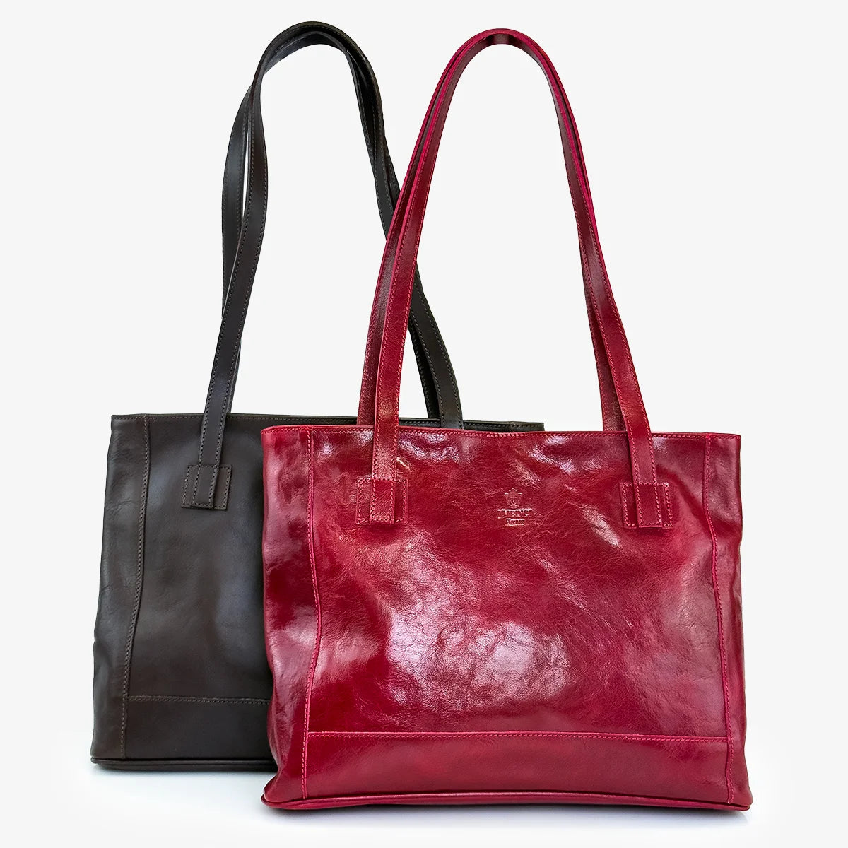 Mia Leather Tote Bag, Italian Leather