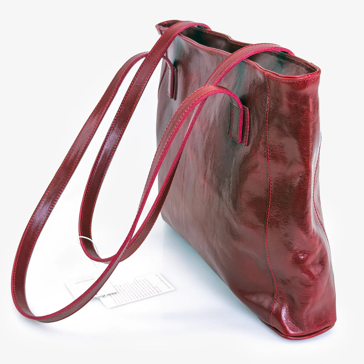 Mia Leather Tote Bag, Italian Leather