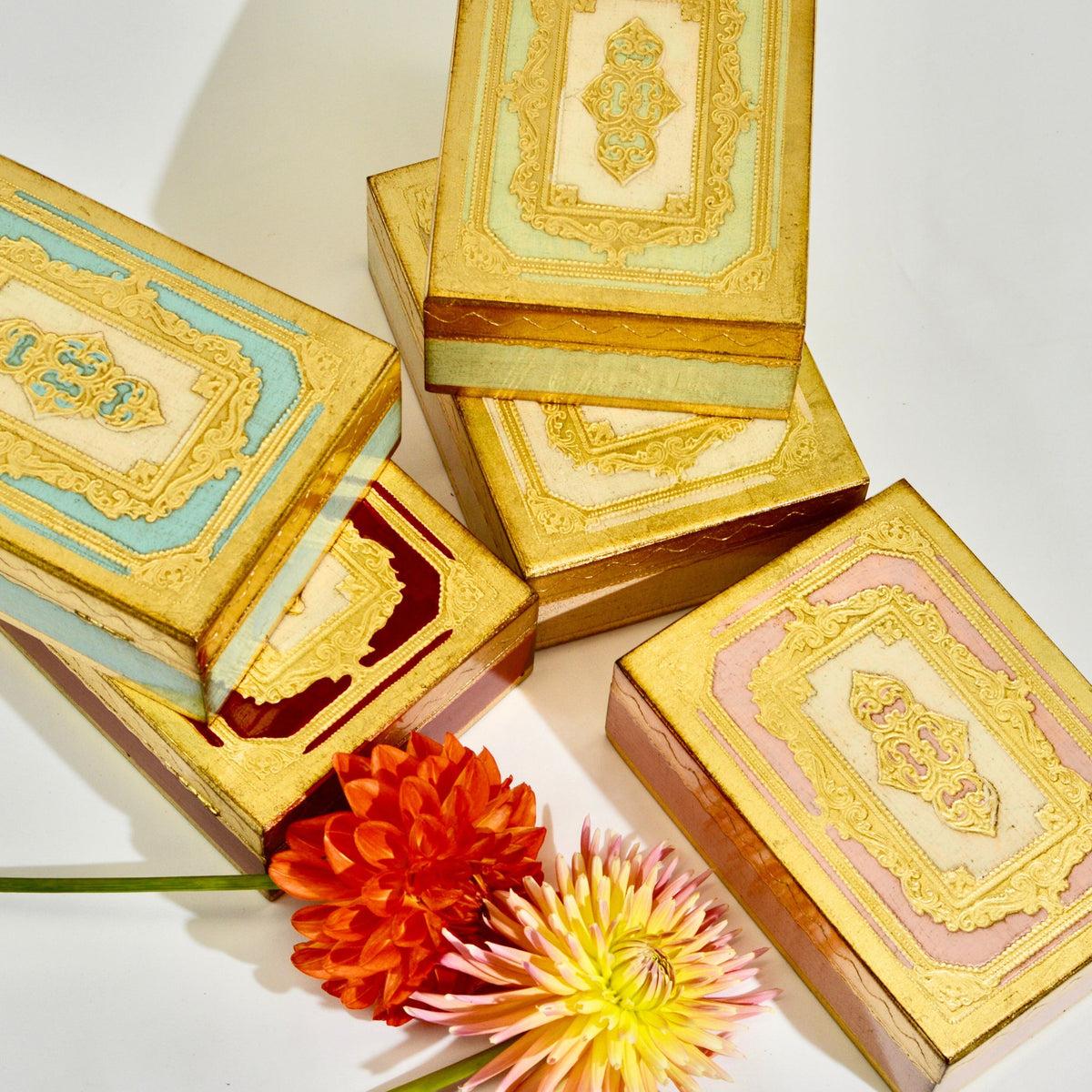Florentine Carved Wood Jewelry/Storage Box, 5 x 7 - My Italian Decor