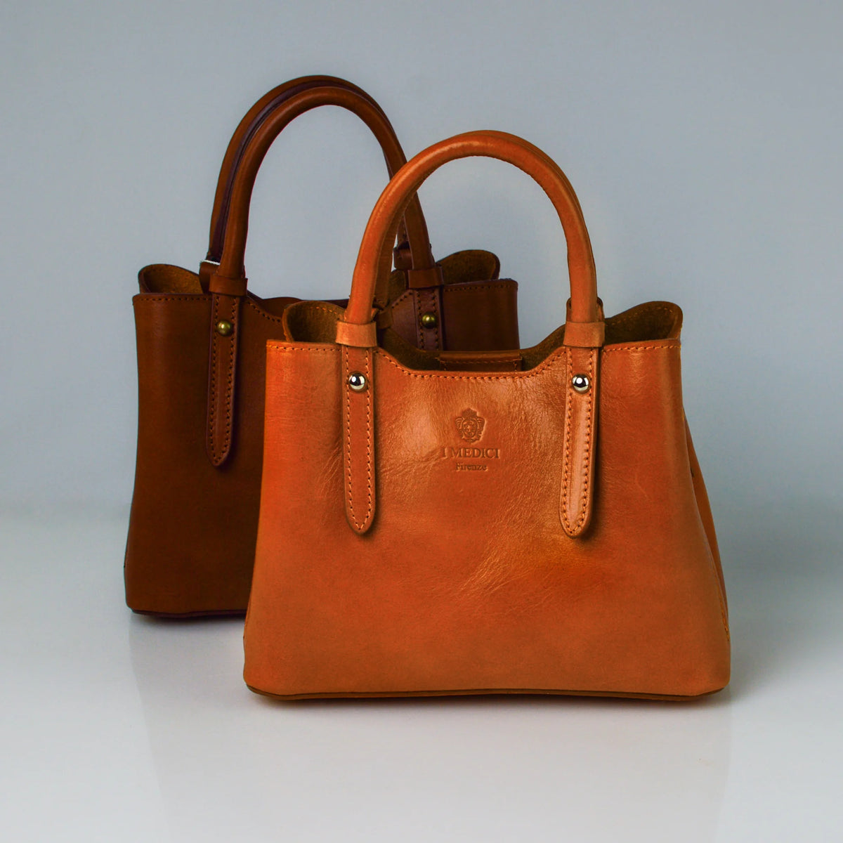 Mirabella Top Handle Bag, Italian Leather