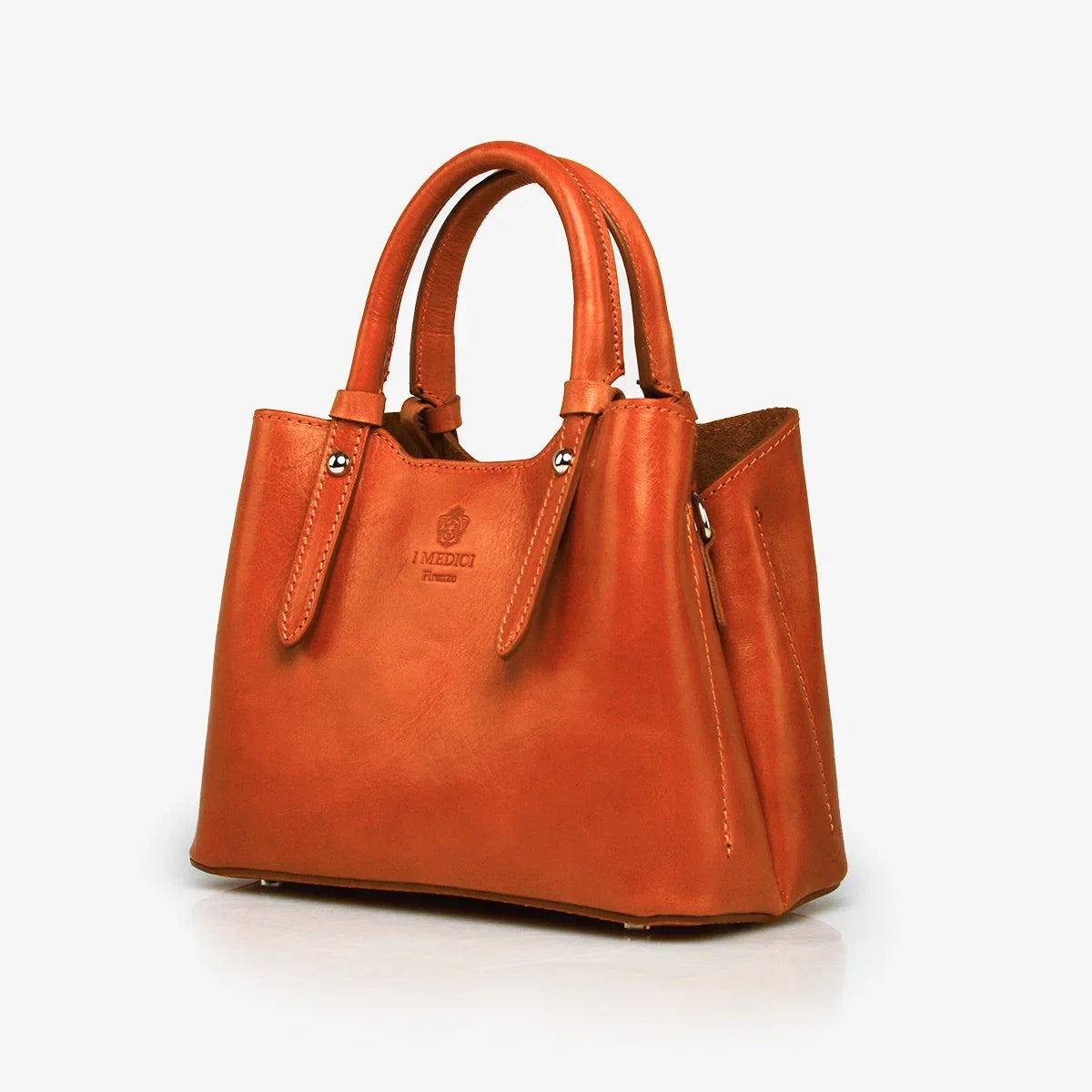 Mirabella Top Handle Bag, Italian Leather