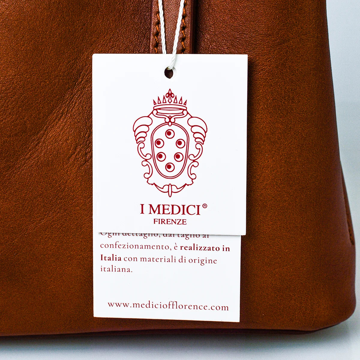 Mirabella Top Handle Bag, Italian Leather