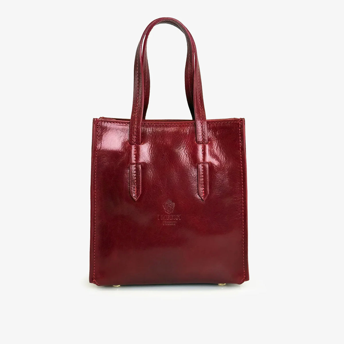 Lucia Small Rectangle Bag, Italian Leather