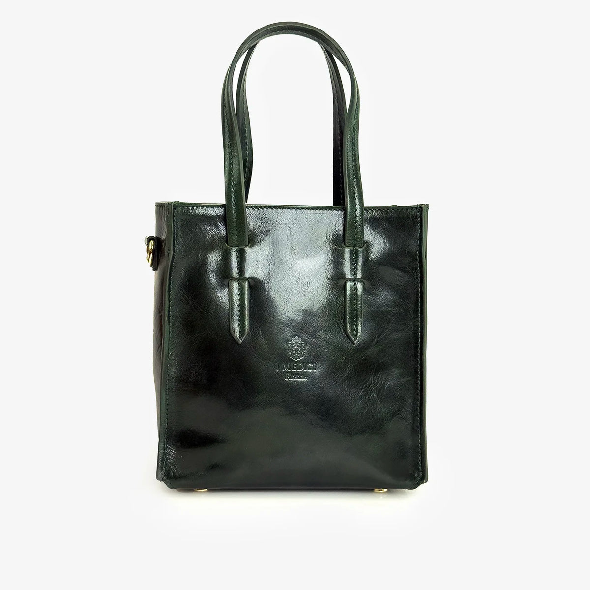Lucia Small Rectangle Bag, Italian Leather