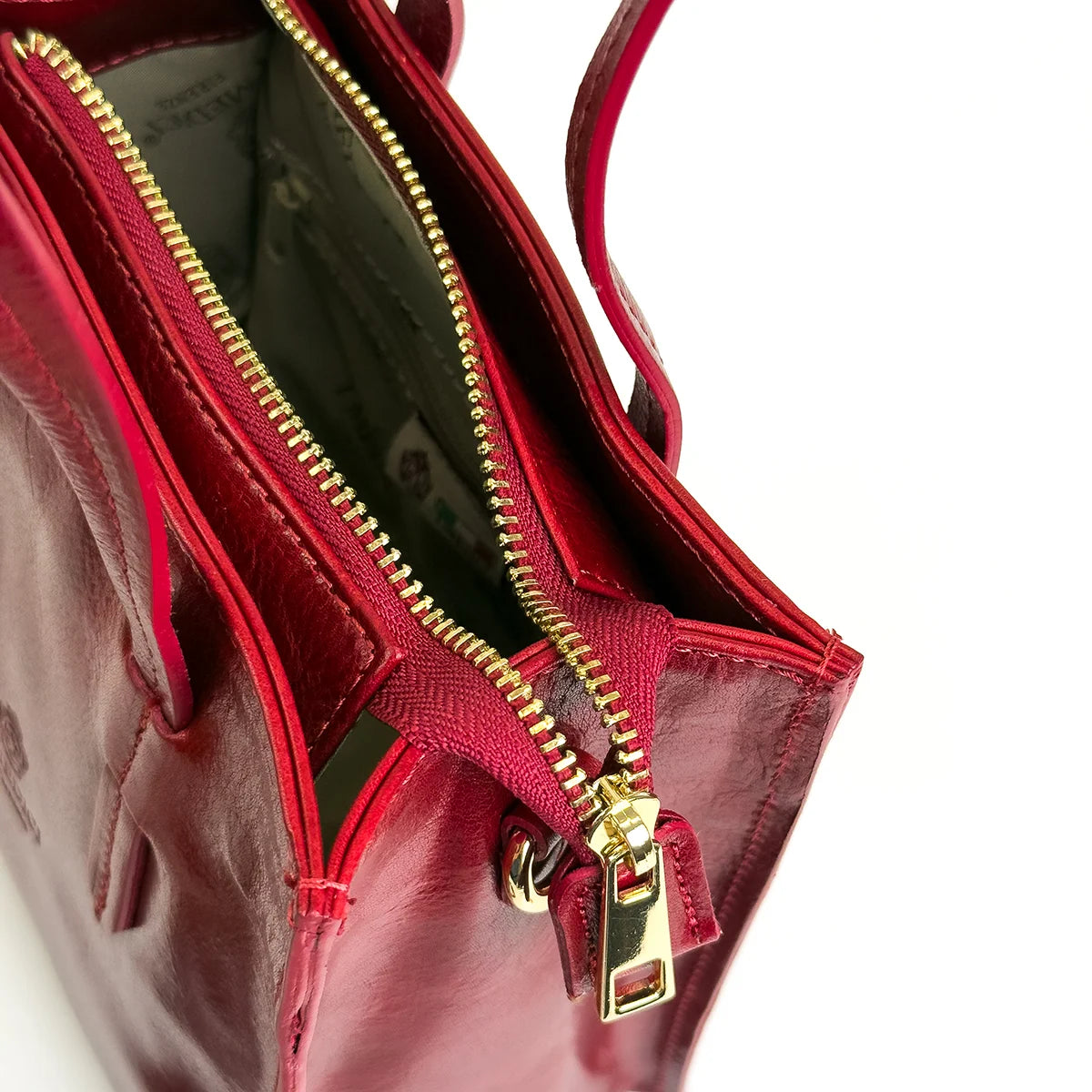 Lucia Small Rectangle Bag, Italian Leather