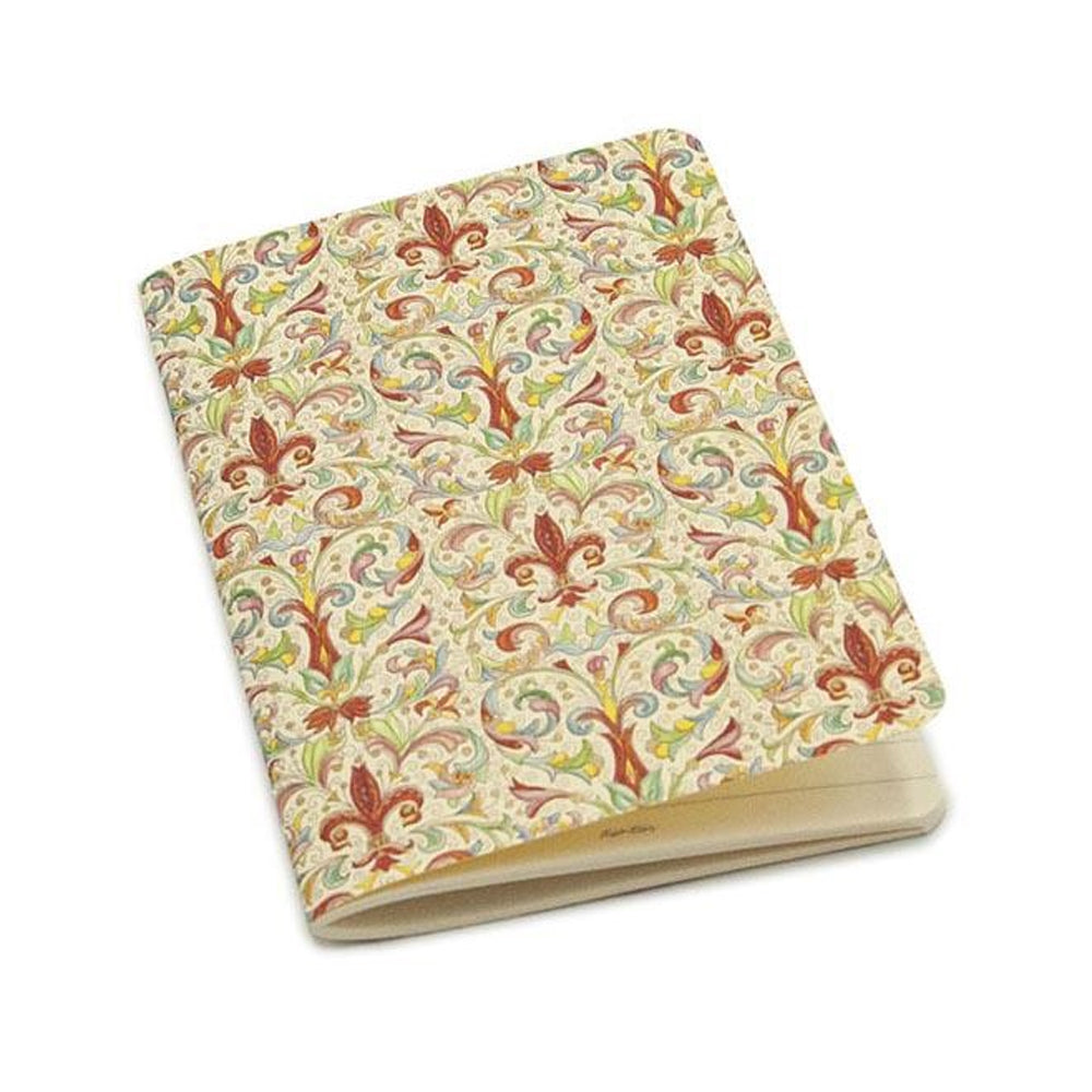 Set of 4 softcover Florentine design journals by My Italian Decor, featuring elegant 4x6 inch floral covers.