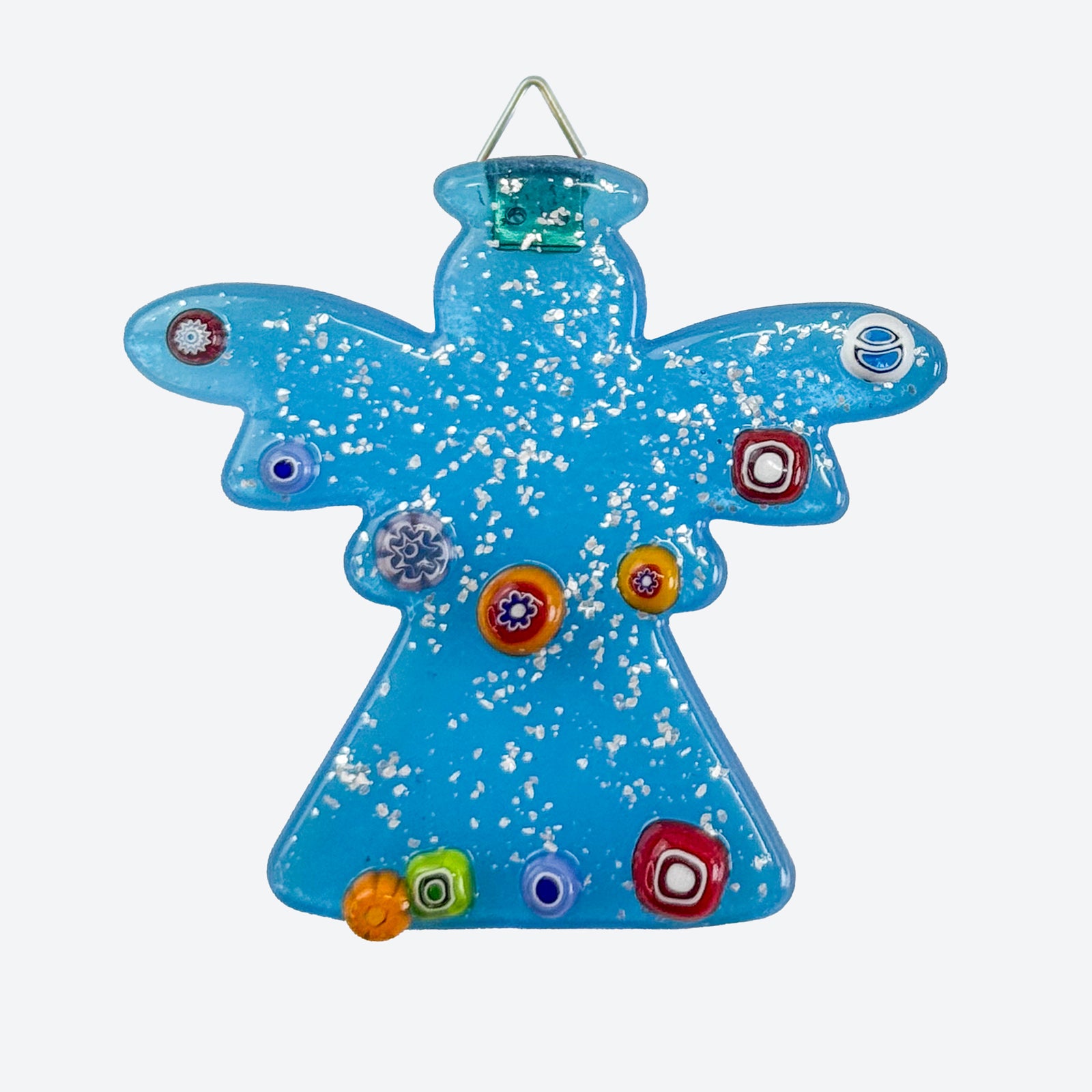Murano Glass Angel Ornament Millefiori, Made in Italy - My Italian Decor