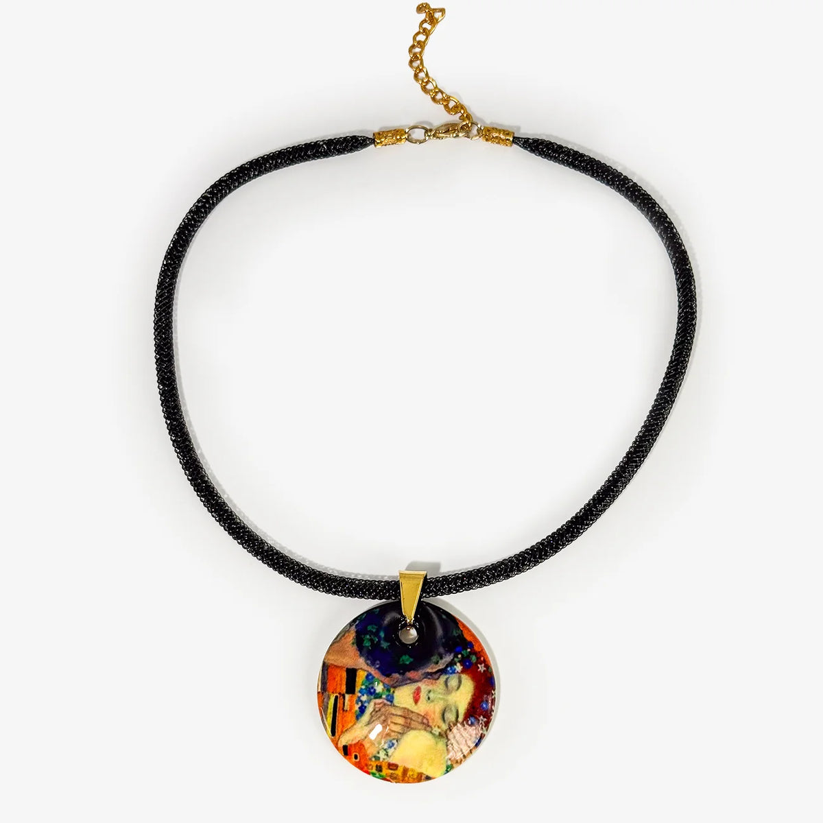 Art Pendant Necklace - Van Gogh, Gustav Klimt, Kandinsky