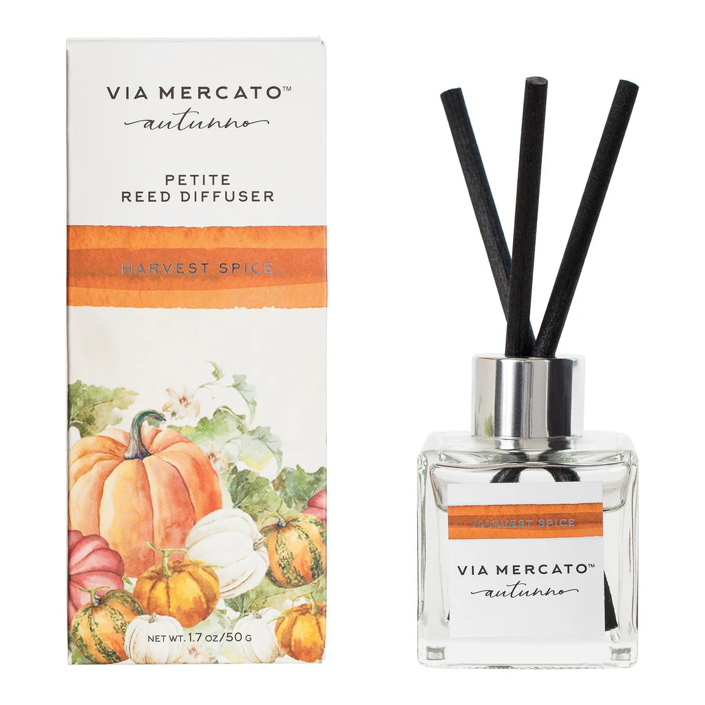 Via Mercato Seasonal Reed Diffusers, Made in Italy