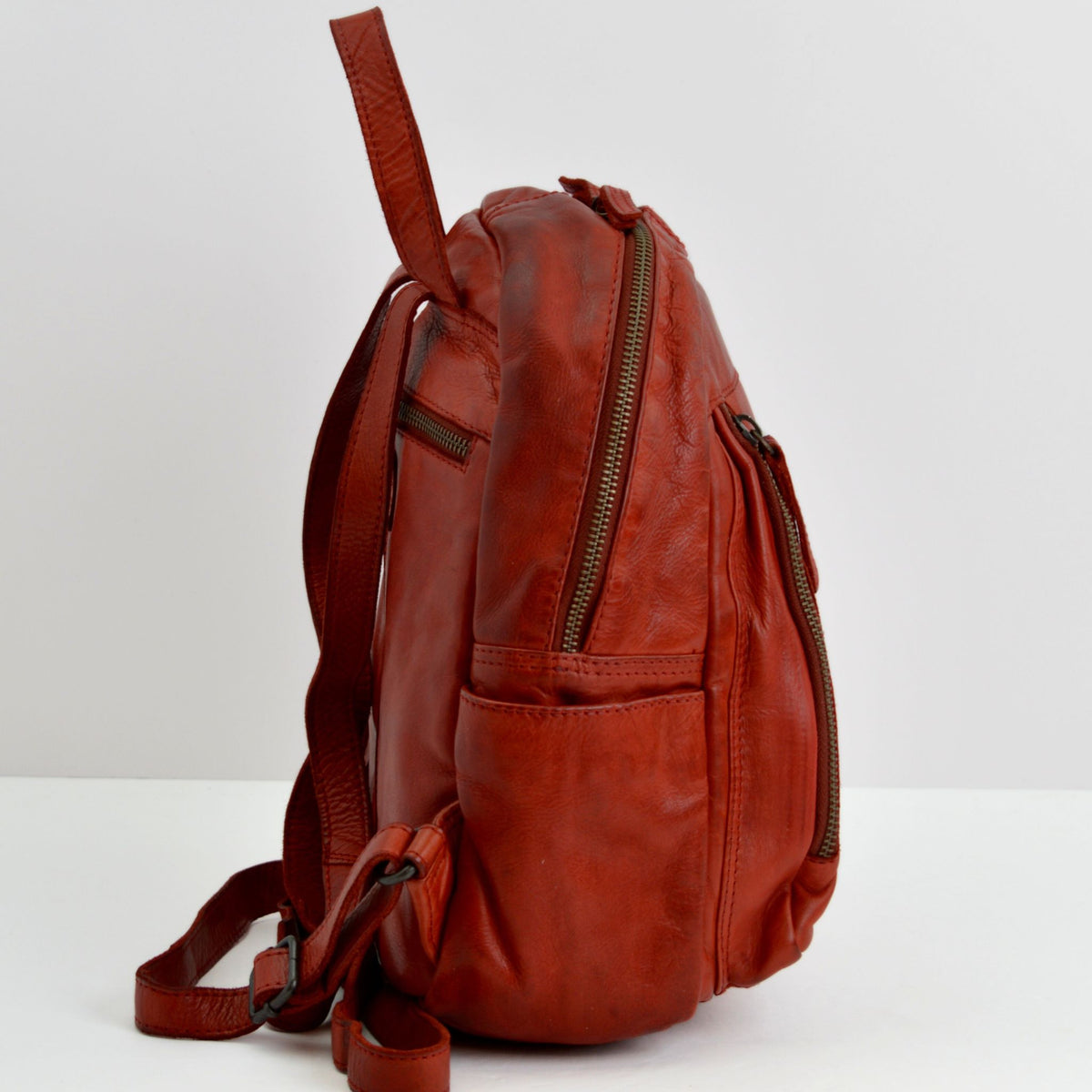 Bari Italian Leather Backpack