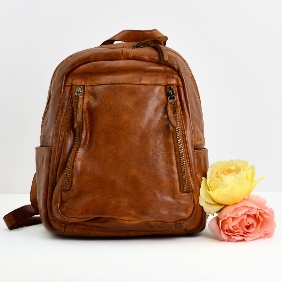 Bari Italian Leather Backpack