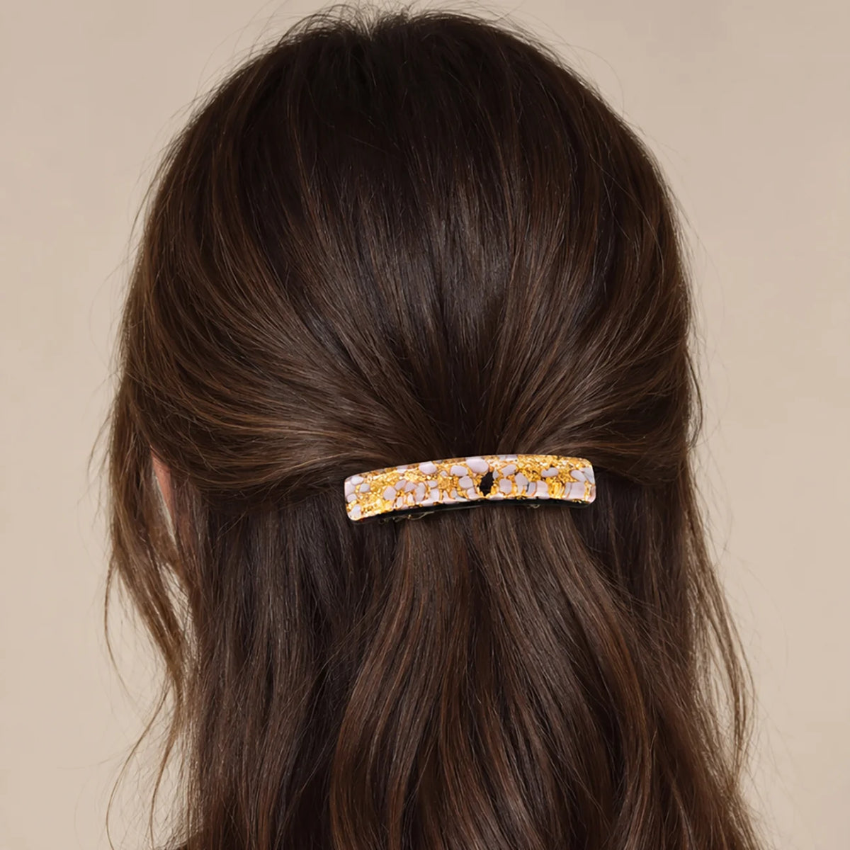 Murano Glass Hair Barrette - Hair Clip