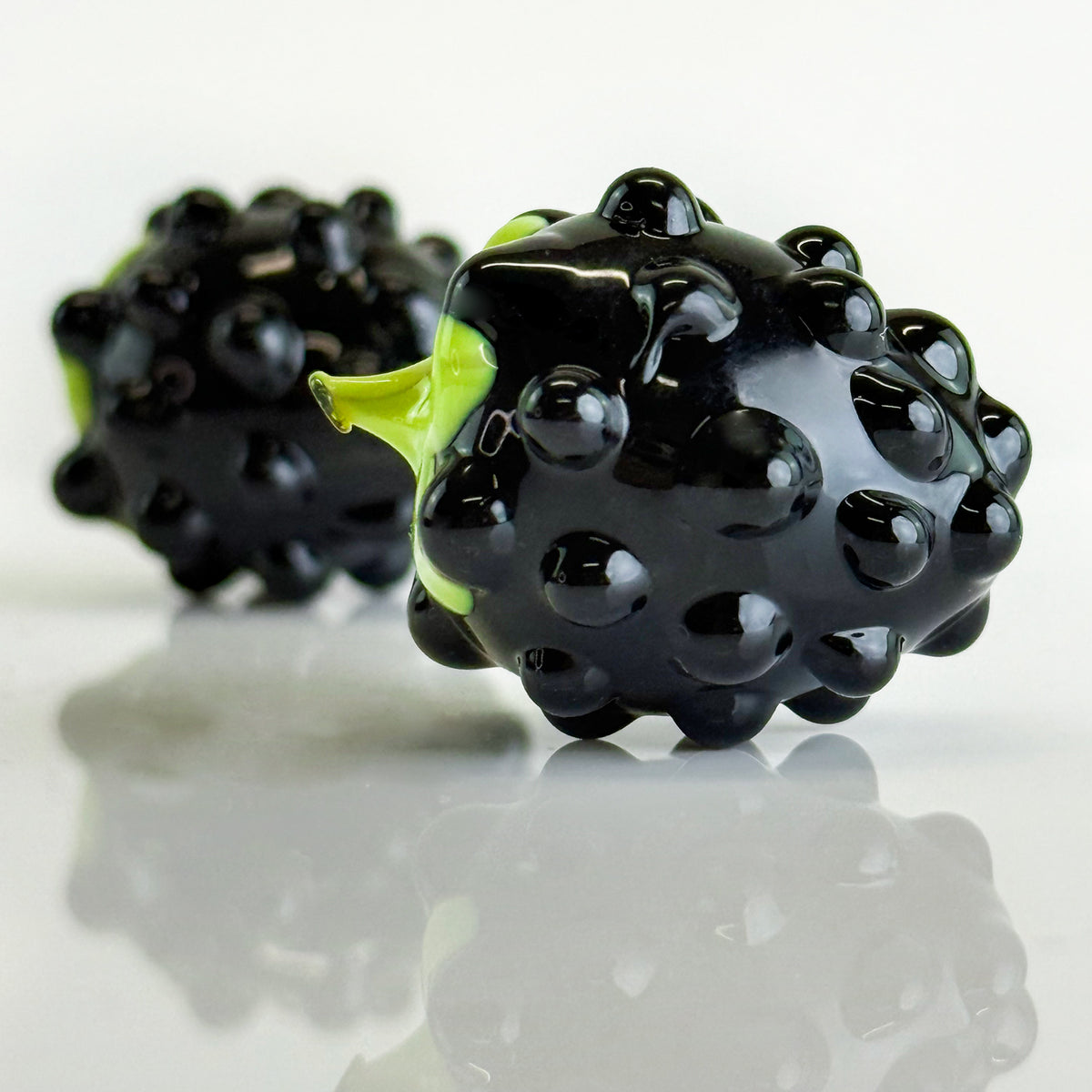 Murano Glass Berries, Blackberries, Set of 3
