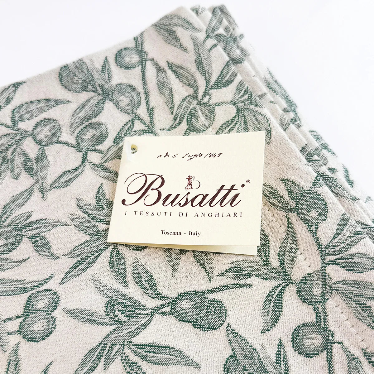 Busatti Oliva Table Runner, Made in Italy