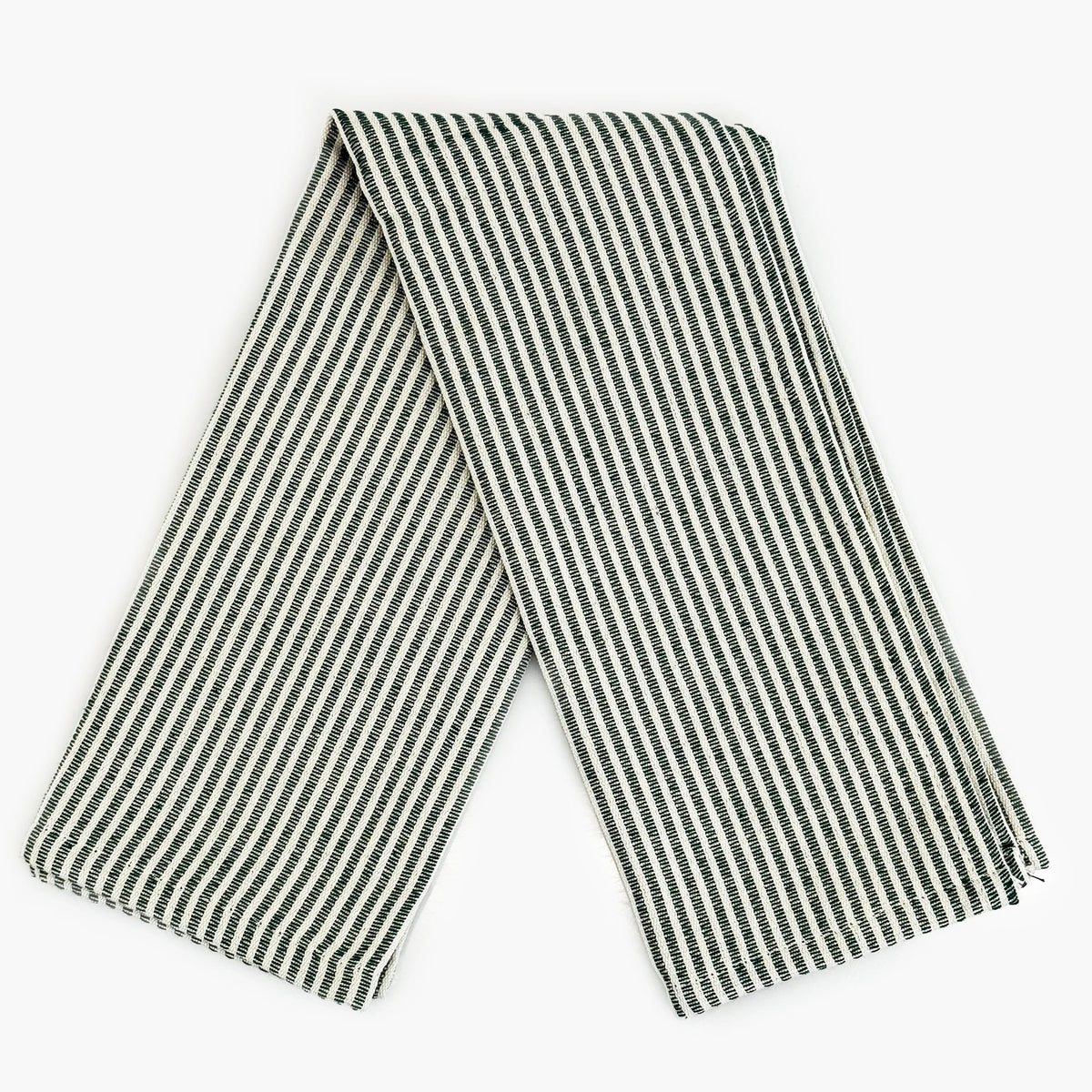 Busatti stripe kitchen towel in assorted colors, made in Italy, featuring a classic woven design for kitchen use.