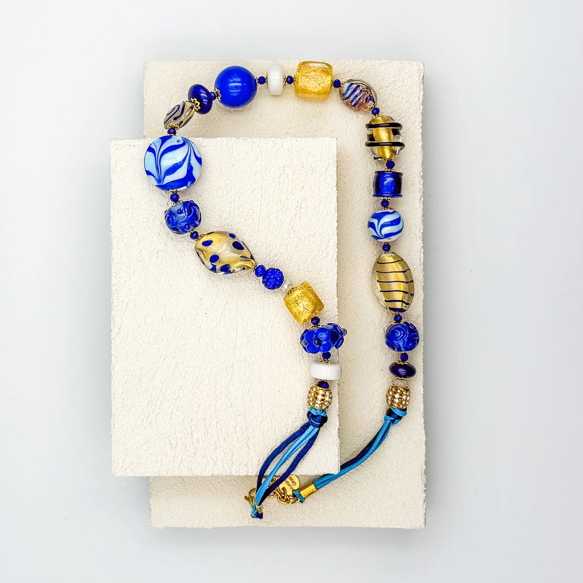 Luna Statement Murano Glass Necklace, Made in Italy