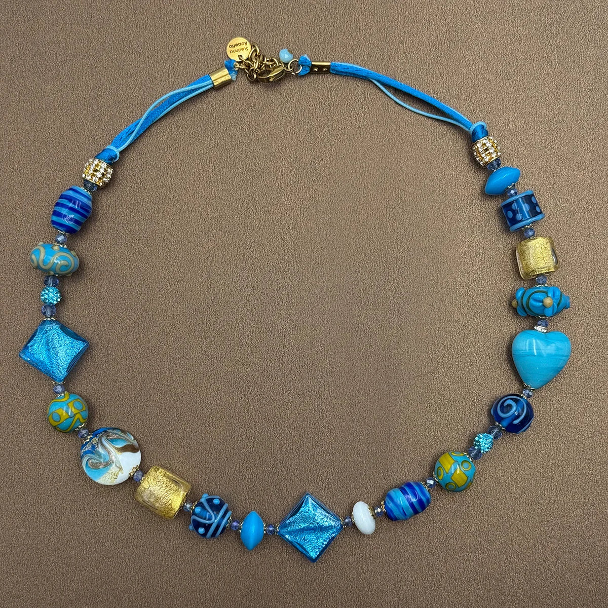 Luna Statement Murano Glass Necklace, Made in Italy