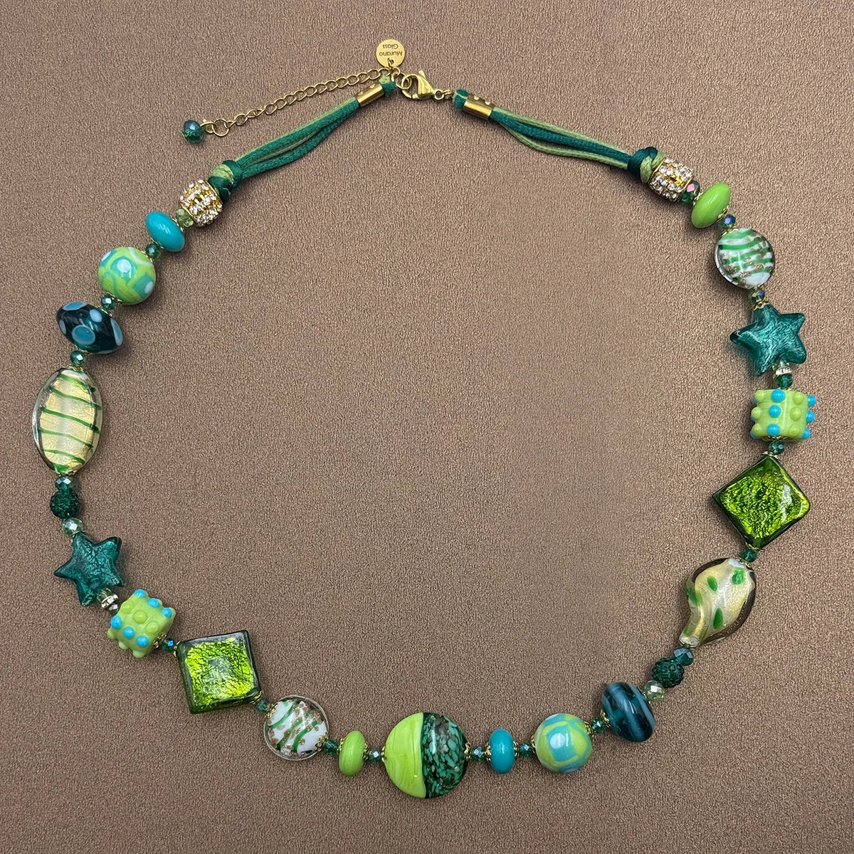 Luna Statement Murano Glass Necklace, Made in Italy