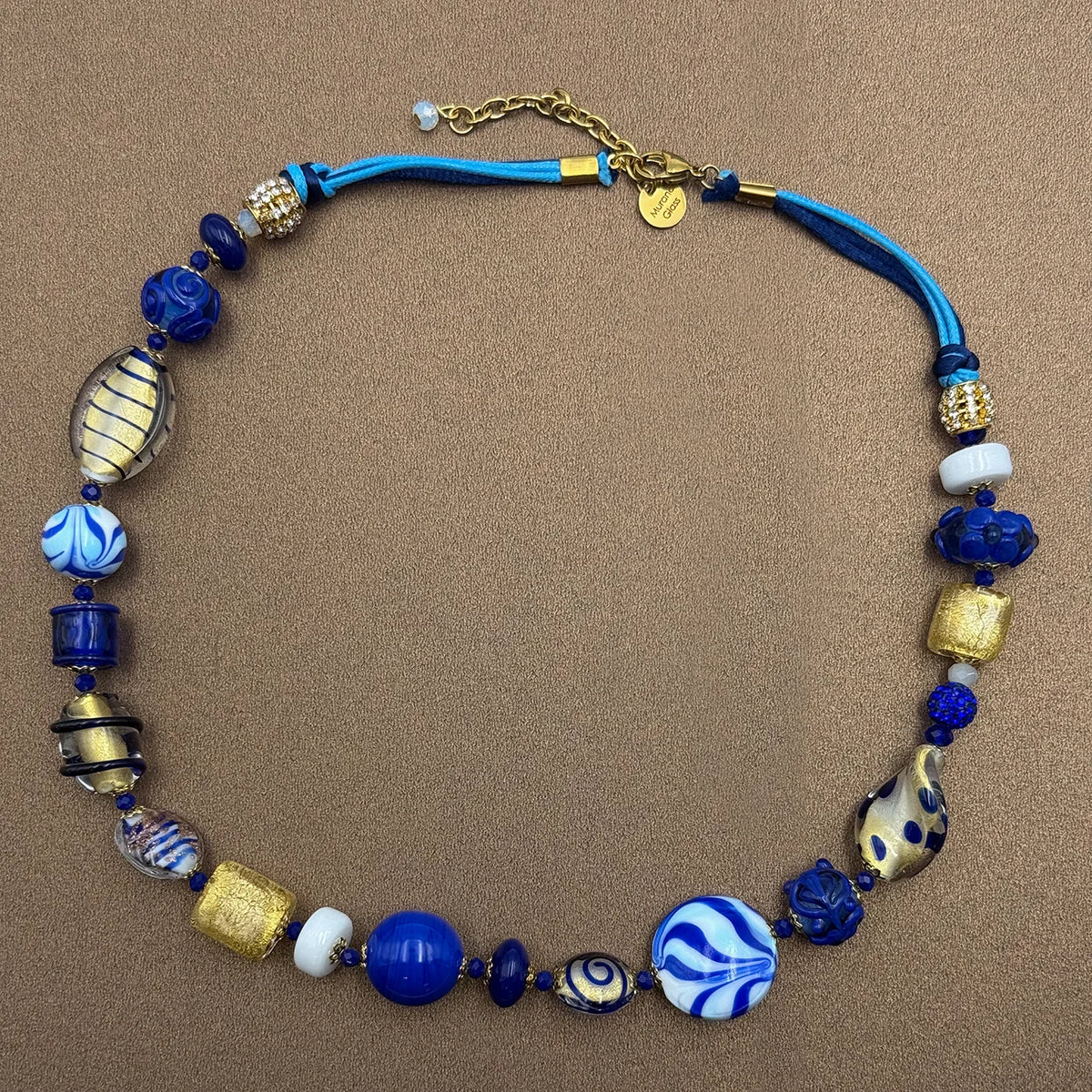 Luna Statement Murano Glass Necklace, Made in Italy
