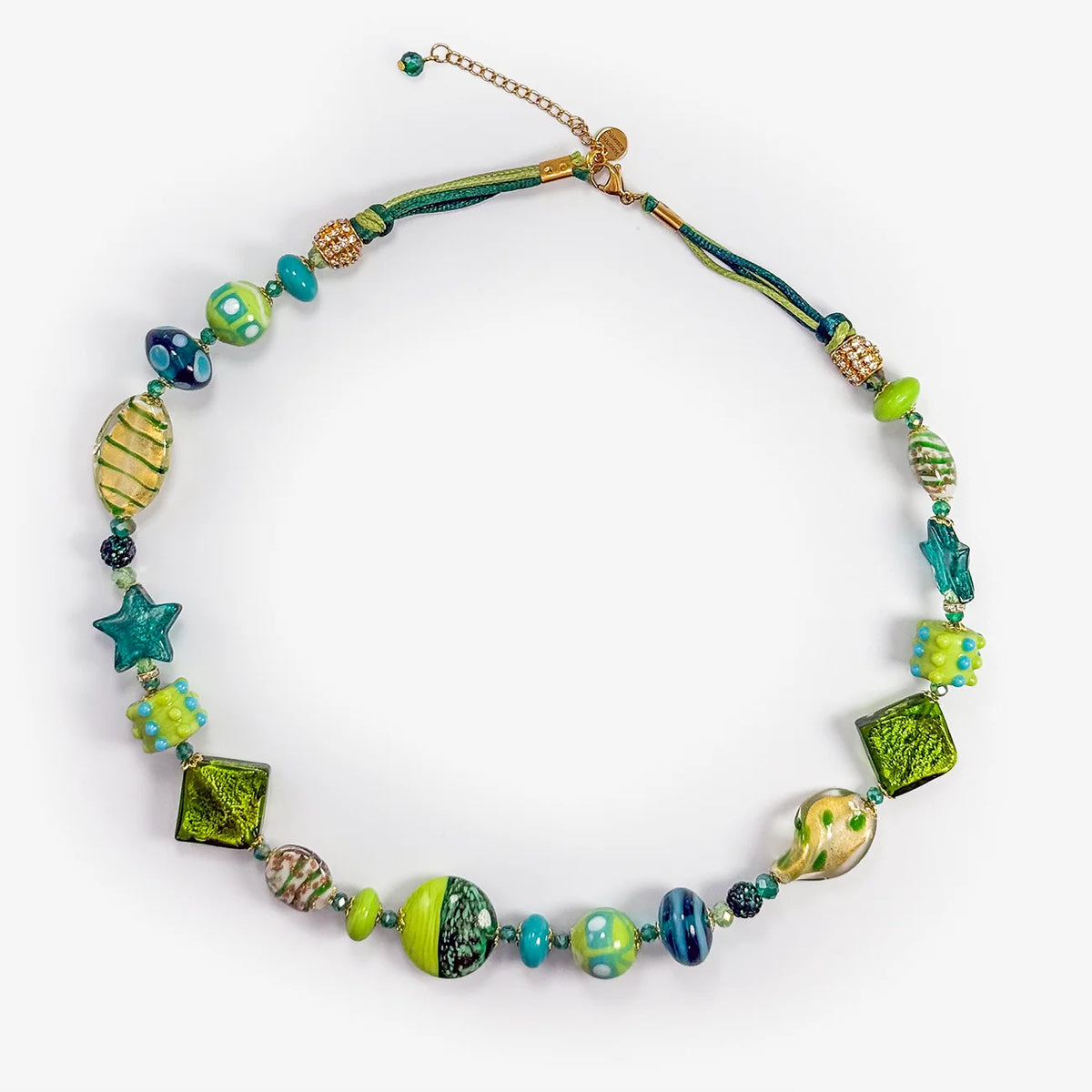 Luna Statement Murano Glass Necklace, Made in Italy