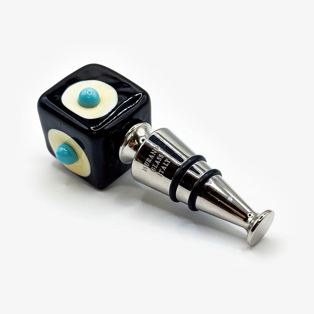 Murano Glass Wine Stopper, Dots