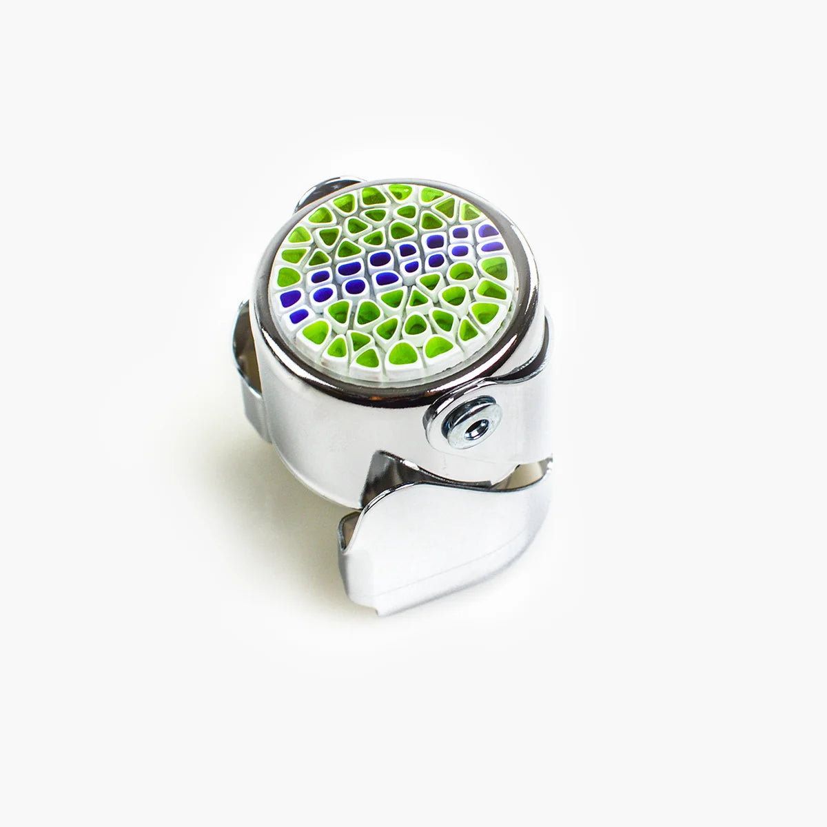Millefiori Champagne stopper by My Italian Decor, made in Italy, with colorful glass design for sealing champagne bottles.