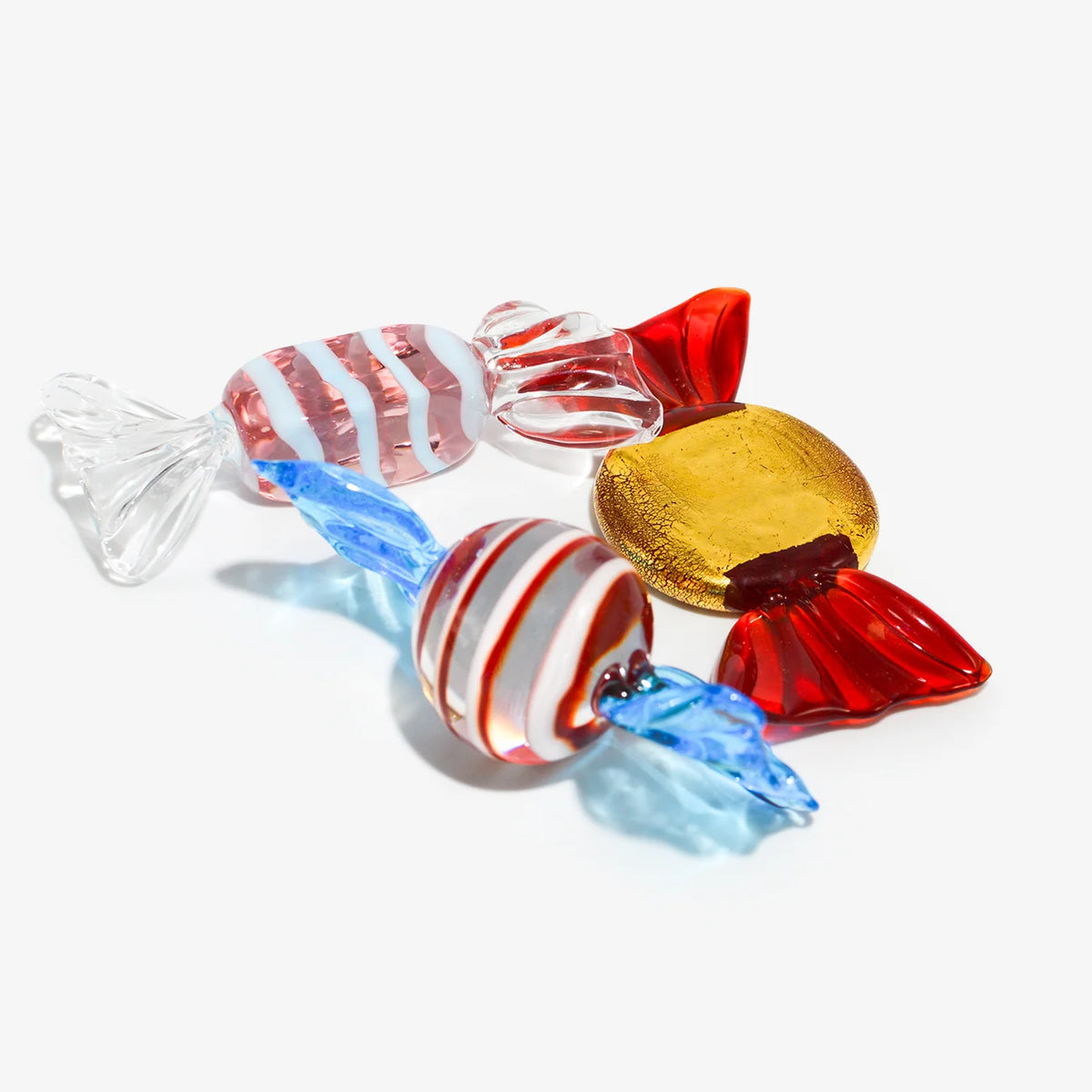 Murano Glass Candy, Classic, Set of 3, 5, or 10 Candies