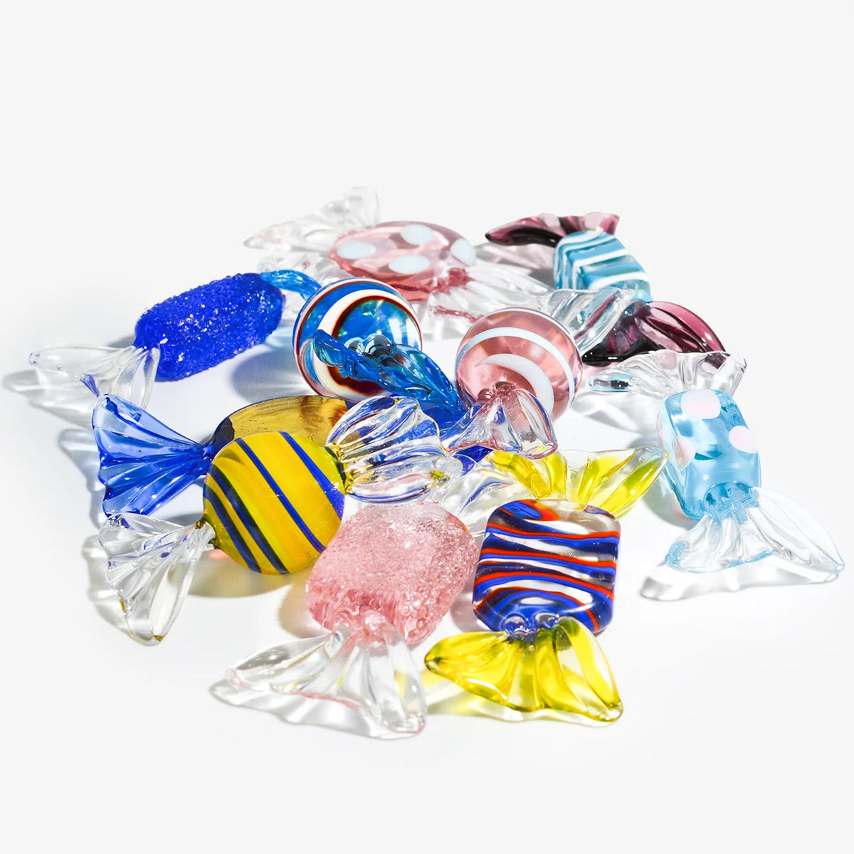 Murano Glass Candy, Classic, Set of 3, 5, or 10 Candies