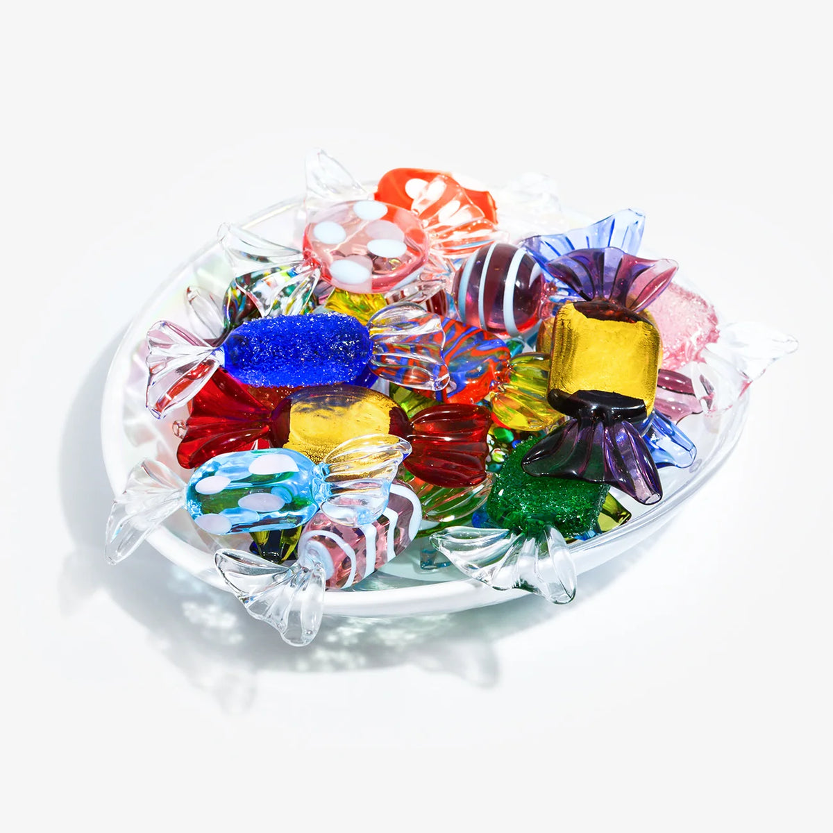 Murano Glass Candy, Classic, Set of 3, 5, or 10 Candies