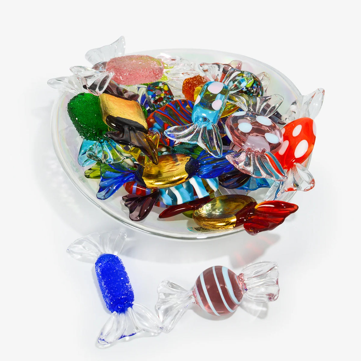 Murano Glass Candy, Classic, Set of 3, 5, or 10 Candies