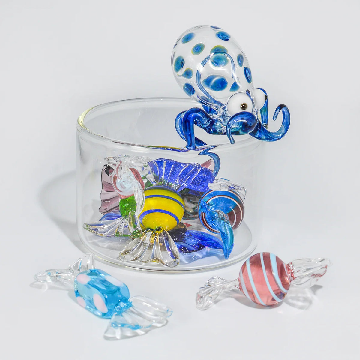 Murano Glass Candy, Classic, Set of 3, 5, or 10 Candies