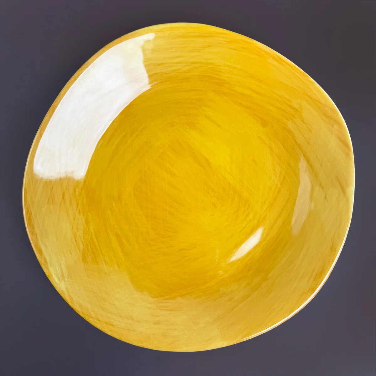Set of two Tuscan ceramic dinner plates by My Italian Decor, featuring traditional Italian design and vibrant ceramic craftsmanship.